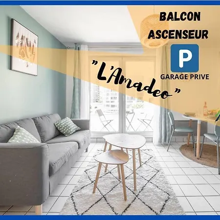 L'amadeo - T2 Centre-ville & Parking Clermont-Ferrand